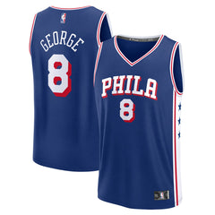 Paul George Philadelphia 76ers Youth Fast Break Replica Player Jersey - Icon Edition - Royal | Fanatics on sale