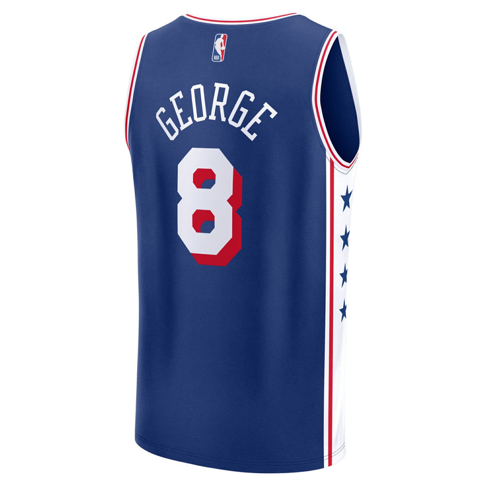 Paul George Philadelphia 76ers Youth Fast Break Replica Player Jersey - Icon Edition - Royal | Fanatics on sale