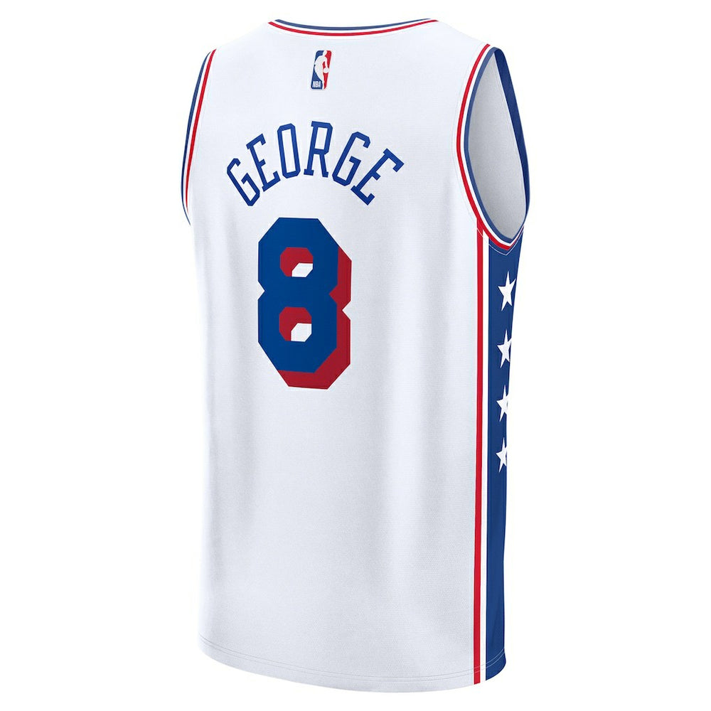 Paul George Philadelphia 76ers Fast Break Replica Player Jersey - Association Edition - White | Fanatics discount