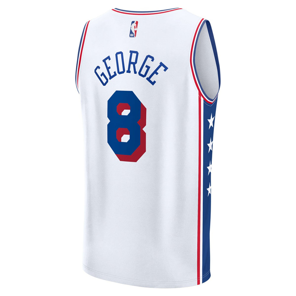 Paul George Philadelphia 76ers Youth Fast Break Replica Player Jersey - Association Edition - White | Fanatics sale