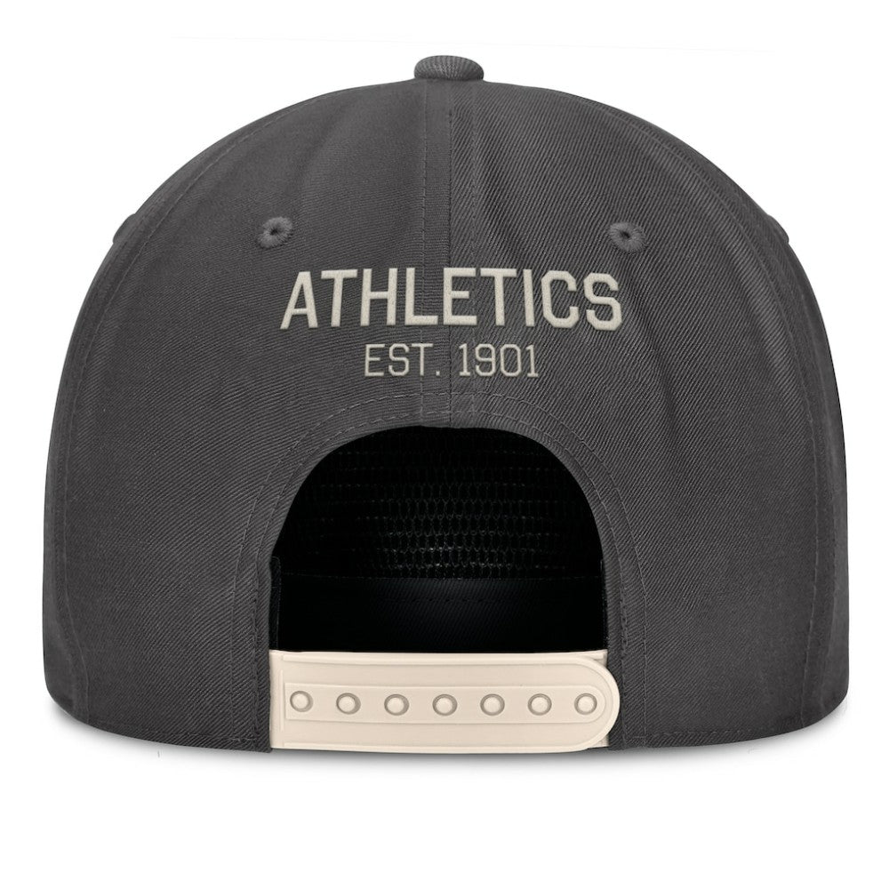 Athletics Closer Adjustable Hat - Charcoal
