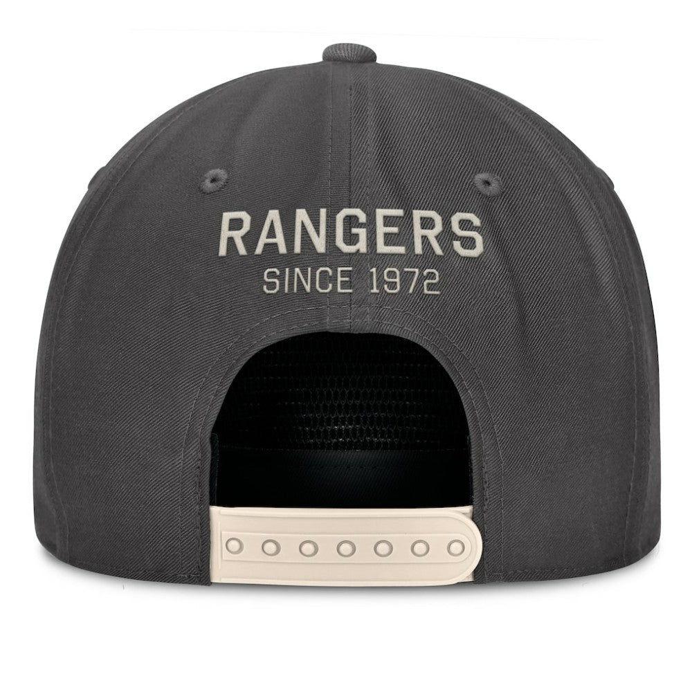 Texas Rangers Closer Adjustable Hat - Charcoal