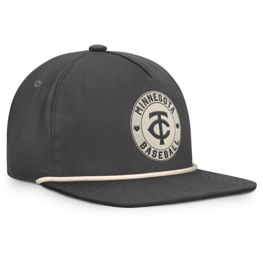 Minnesota Twins Closer Adjustable Hat - Charcoal