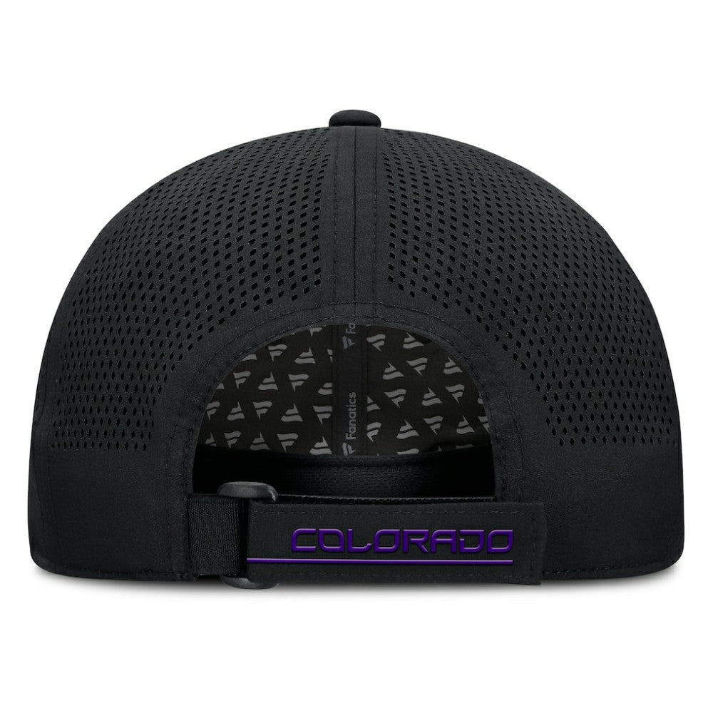 Colorado Rockies Level Up Driver Adjustable Hat - Black