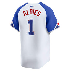 Ozzie Albies Atlanta Braves City Connect Limited Jersey - White | Nike