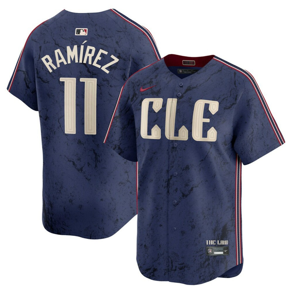 José Ramírez Cleveland Guardians City Connect Limited Player Jersey - Navy | Nike