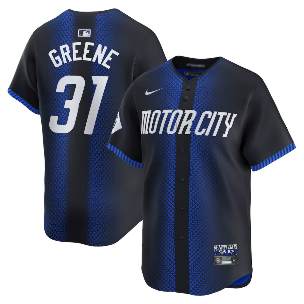 Riley Greene Detroit Tigers City Connect Limited Jersey - Navy | Nike