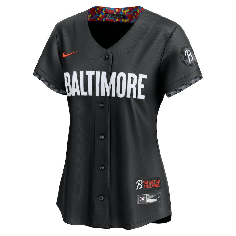 Baltimore Orioles Women's City Connect Limited Jersey - Black | Nike