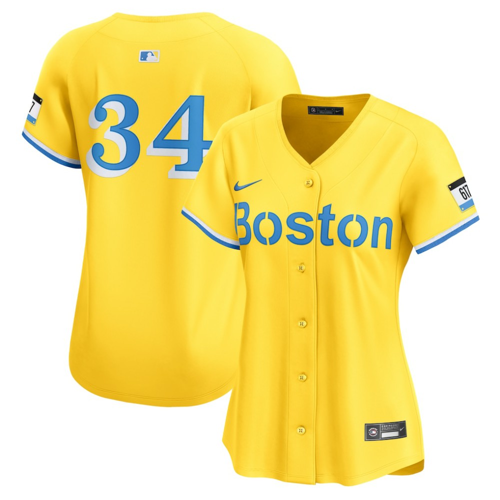 David Ortiz Boston Red Sox Women's City Connect Limited Jersey - Gold | Nike