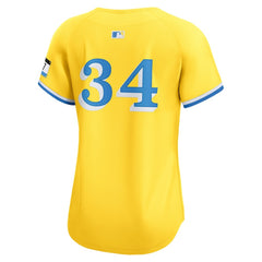 David Ortiz Boston Red Sox Women's City Connect Limited Jersey - Gold | Nike