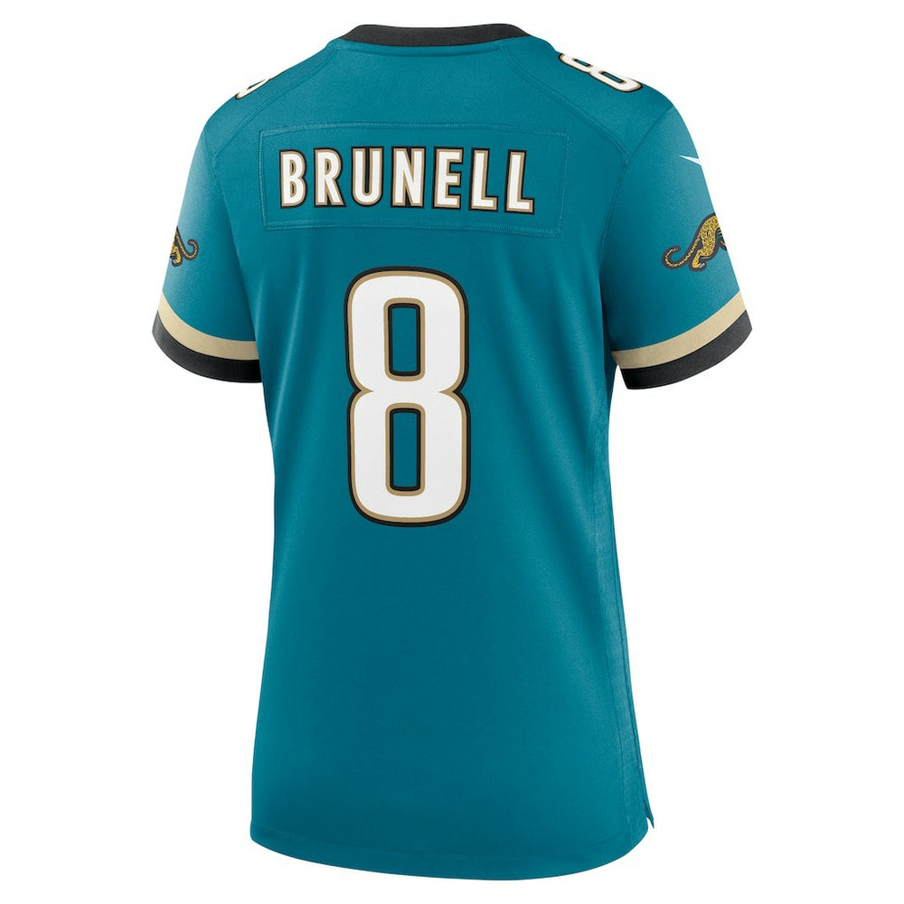 Mark Brunell Jacksonville Jaguars Women's Prowler Throwback Retired Player Game Jersey - Teal | Nike cheap