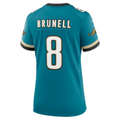 Mark Brunell Jacksonville Jaguars Women's Prowler Throwback Retired Player Game Jersey - Teal | Nike cheap