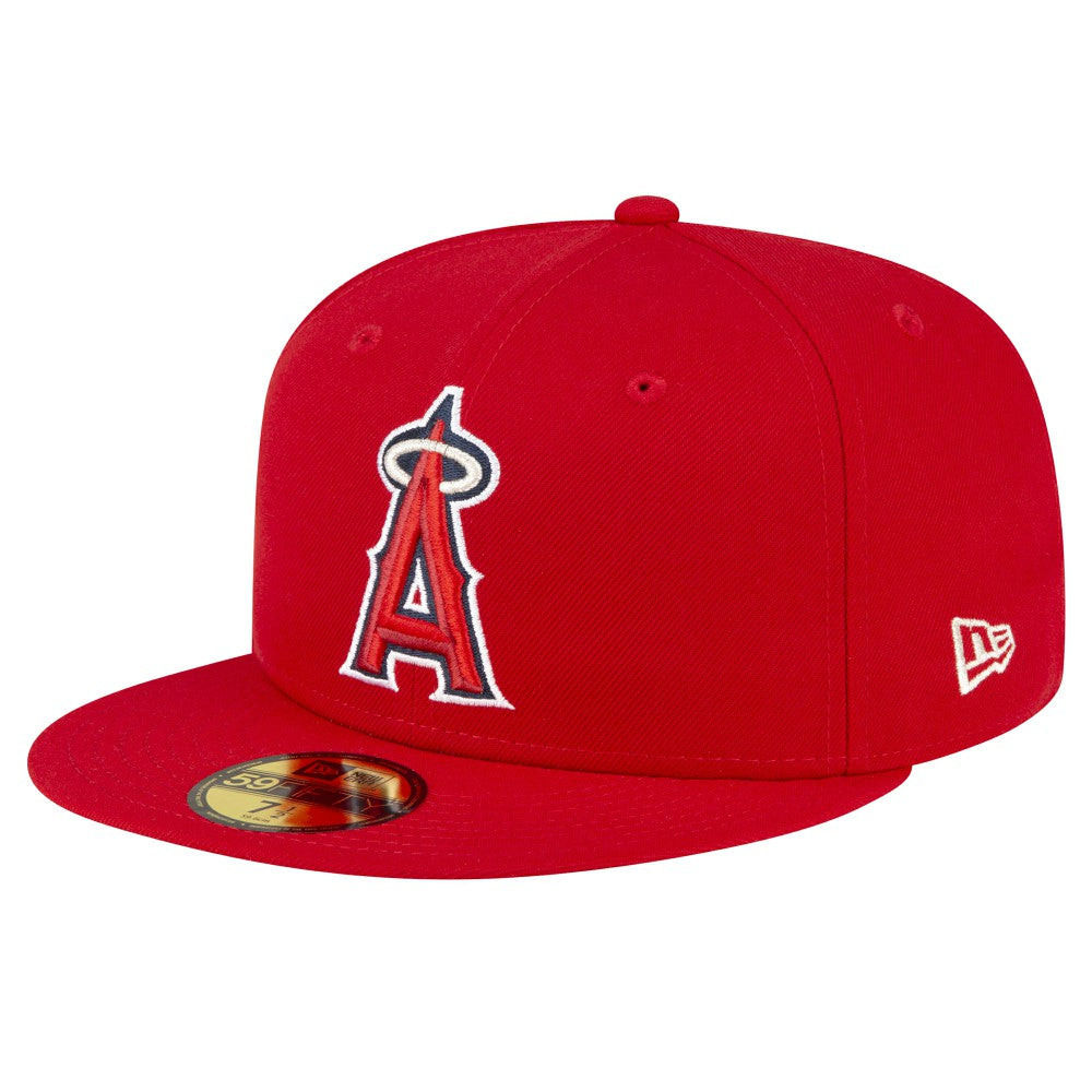 Los Angeles Angels Game Authentic Collection On Field 59FIFTY Fitted Hat - Red | New Era