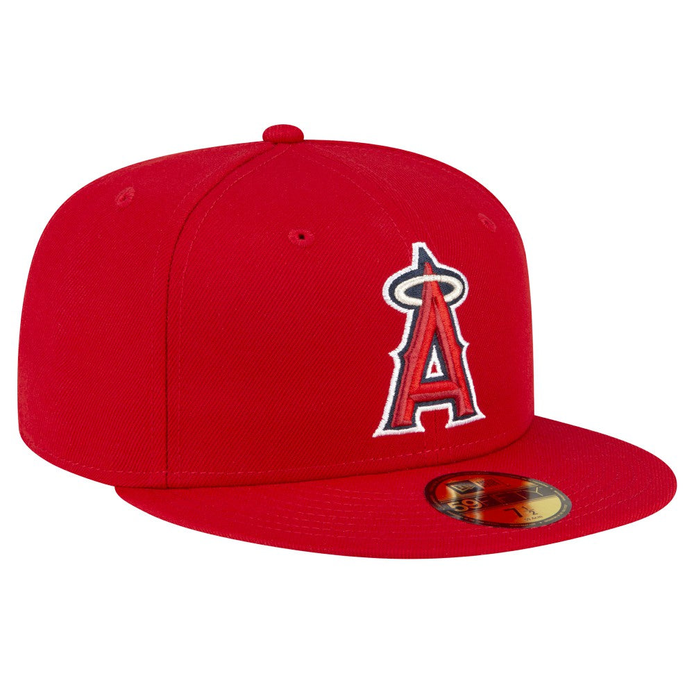 Los Angeles Angels Game Authentic Collection On Field 59FIFTY Fitted Hat - Red | New Era