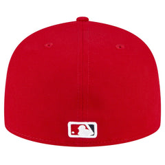 Los Angeles Angels Game Authentic Collection On Field 59FIFTY Fitted Hat - Red | New Era