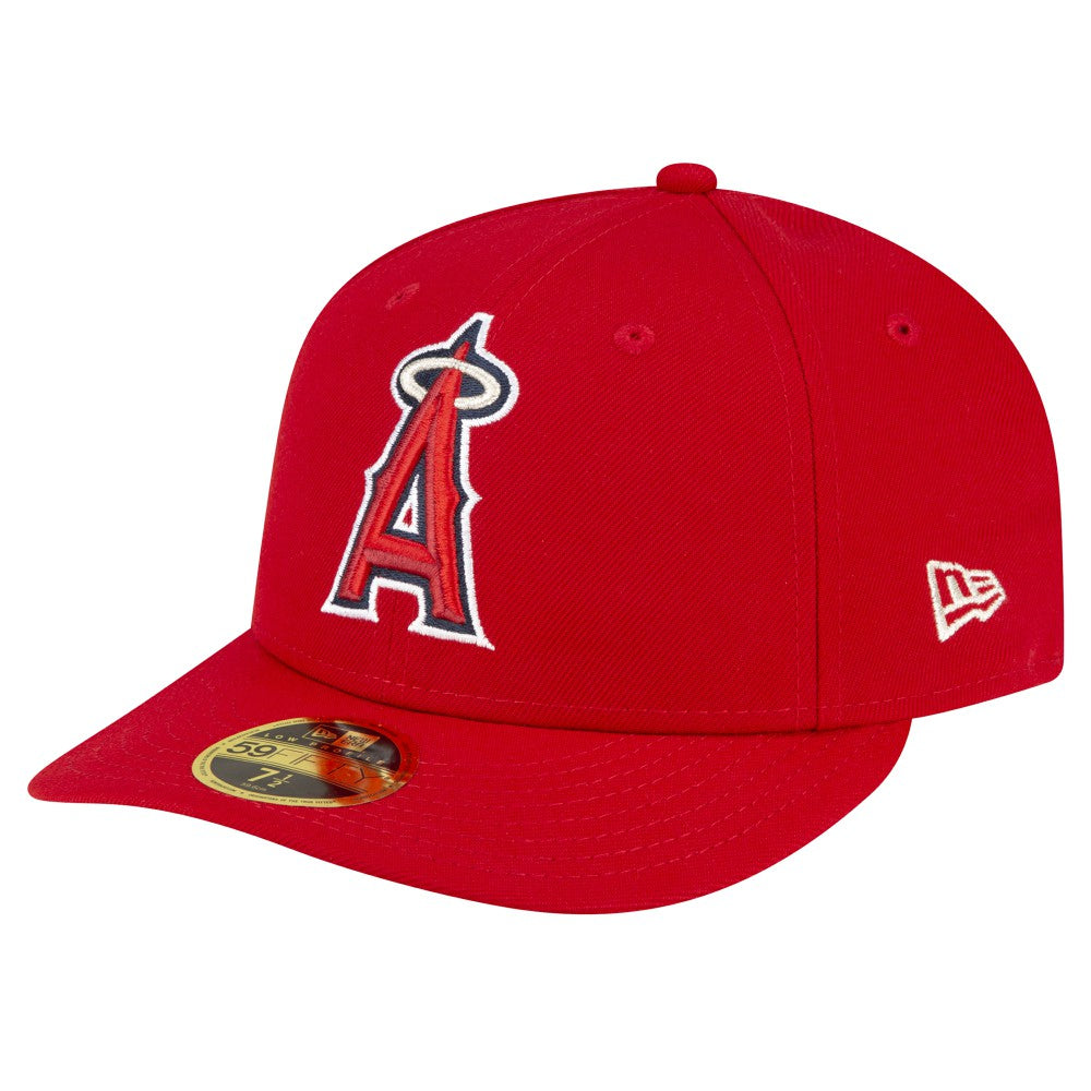 Los Angeles Angels Game Authentic Collection On-Field Low Profile 59FIFTY Fitted Hat - Red | New Era
