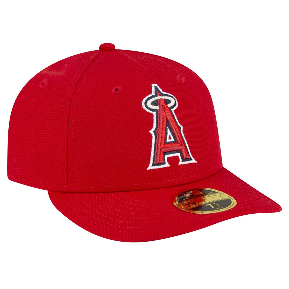 Los Angeles Angels Game Authentic Collection On-Field Low Profile 59FIFTY Fitted Hat - Red | New Era