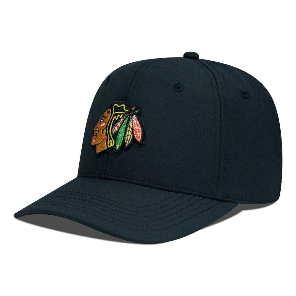 Chicago Blackhawks Levelwear Rise Flex Hat Black