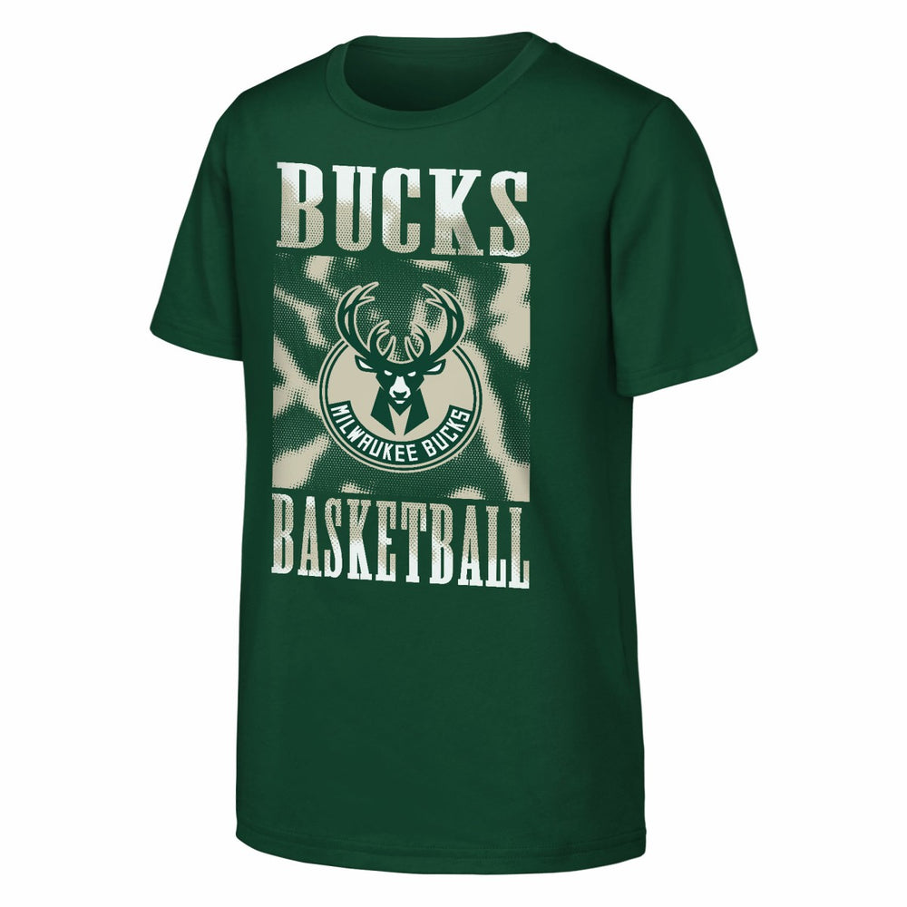 Milwaukee Bucks Youth Garage Hero T-Shirt - Hunter Green for sale