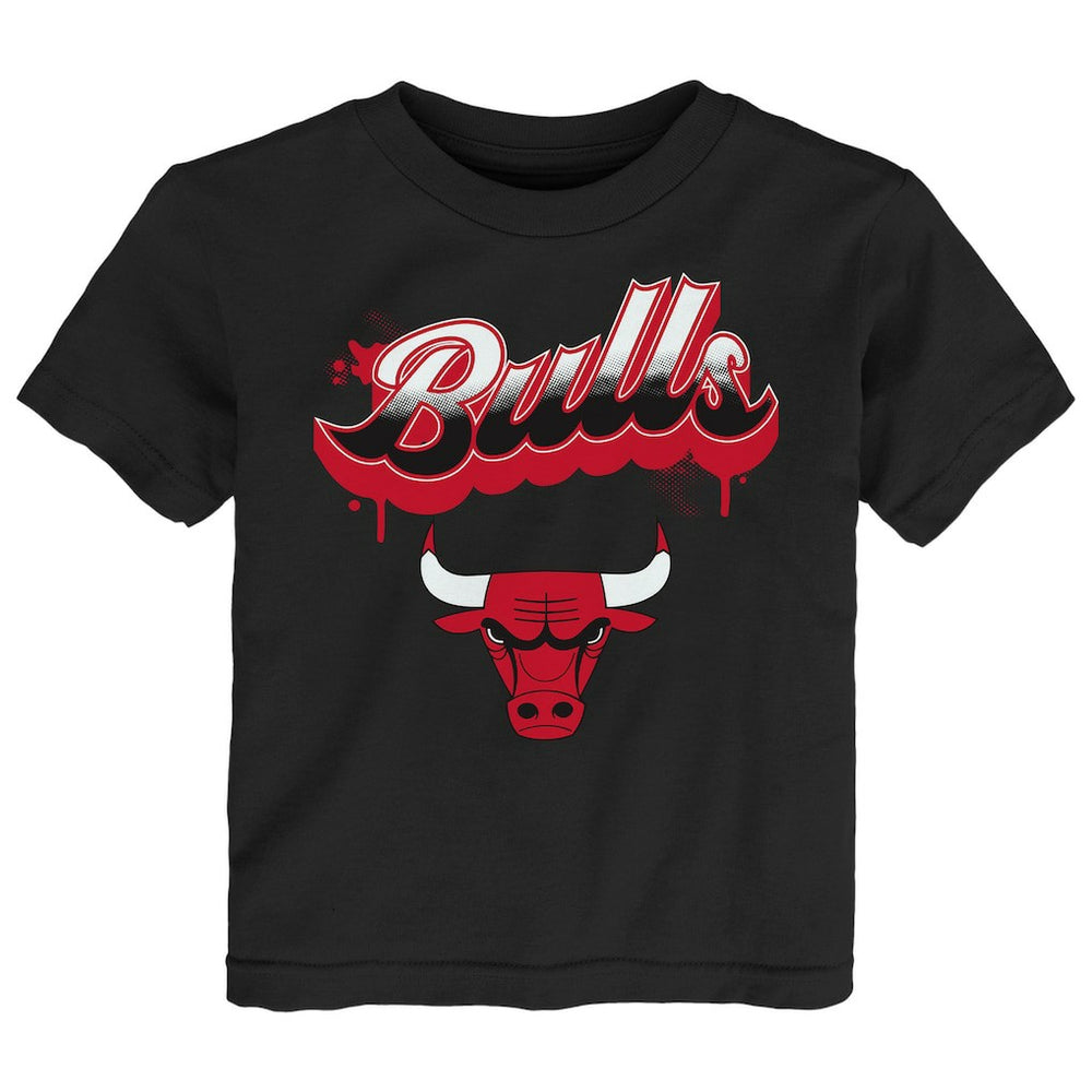 Chicago Bulls Youth Bubbly Script T-Shirt sale - Black shop