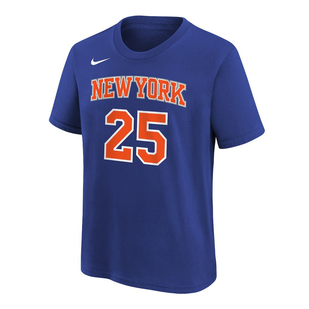 Mikal Bridges New York Knicks Youth Icon Name & Number T-Shirt - Blue | Nike cheap