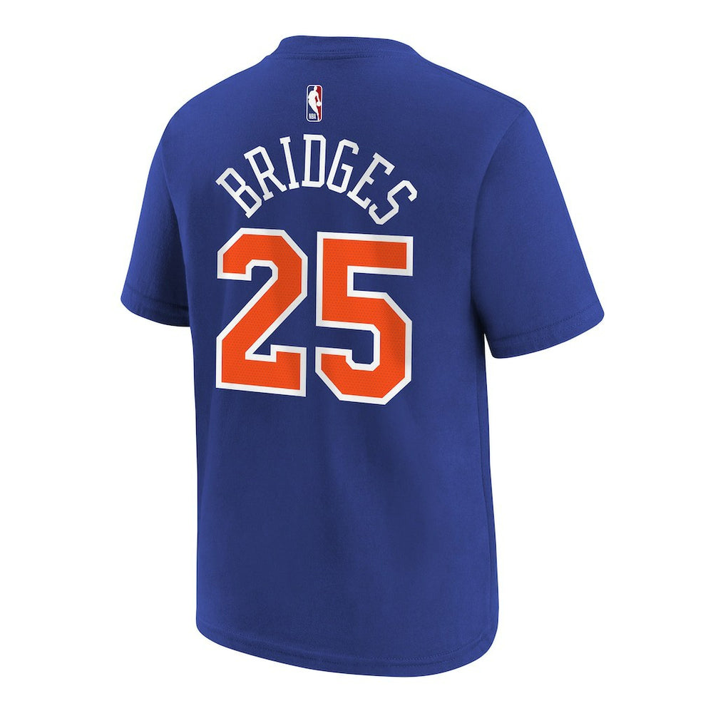 Mikal Bridges New York Knicks Youth Icon Name & Number T-Shirt - Blue | Nike cheap