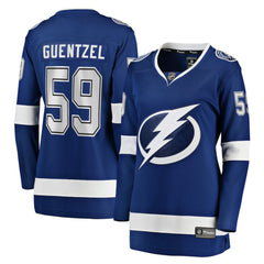 Jake Guentzel Tampa Bay Lightning Fanatics Women's Home Premier Breakaway Player Jersey Breakaway Jersey Blue