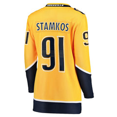 Steven Stamkos Nashville Predators Fanatics Women's Home Premier Breakaway Player Jersey Breakaway Jersey Gold