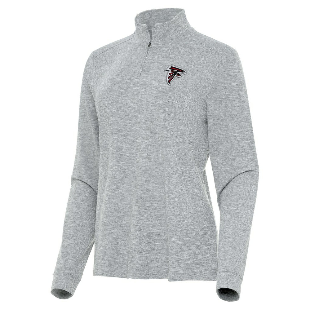 Atlanta Falcons Antigua Women's Mentor Quarter-Zip Jacket - Heather Gray on sale