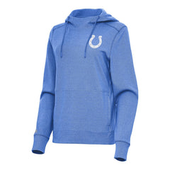 Indianapolis Colts Antigua Women's Justice Pullover Hoodie - Heather Royal outlet