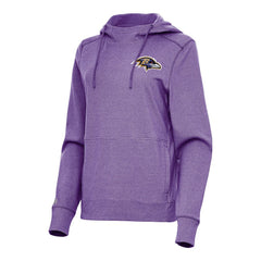 Baltimore Ravens Antigua Women's Justice Pullover Hoodie - Heather Purple sale