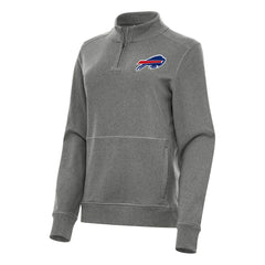 Buffalo Bills Antigua Women's Crush Quarter-Zip Jacket - Heather Black online