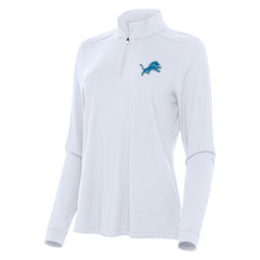 Detroit Lions Antigua Women's Intent Quarter-Zip Sweatshirt - White outlet