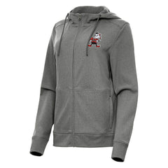 Cleveland Browns Antigua Women's Seeker Full-Zip Hoodie Jacket - Heather Charcoal discount