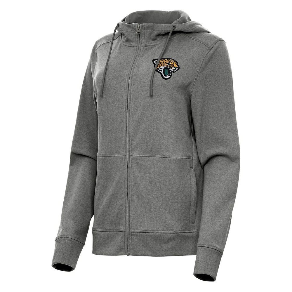 Jacksonville Jaguars Antigua Women's Seeker Full-Zip Hoodie Jacket - Heather Charcoal sale