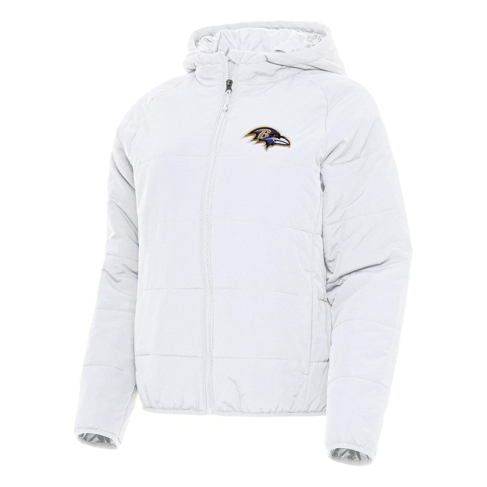 Baltimore Ravens Antigua Women's Universe Full-Zip Hoodie Jacket - White on sale