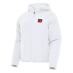 Cincinnati Bengals Antigua Women's Universe Full-Zip Hoodie Jacket - White discount
