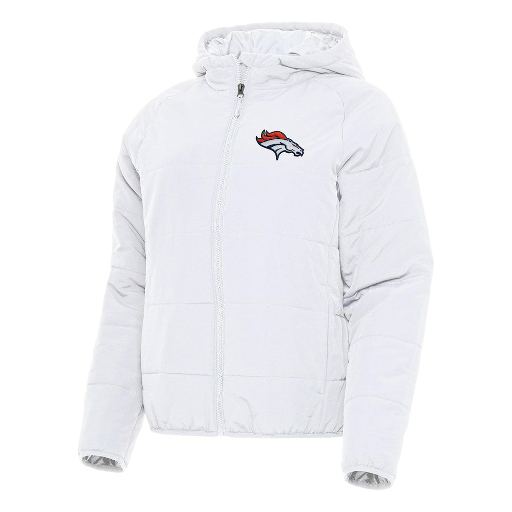 Denver Broncos Antigua Women's Universe Full-Zip Hoodie Jacket - White for sale