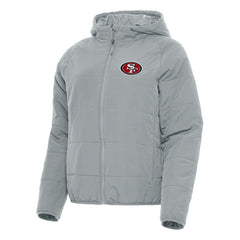 San Francisco 49ers Antigua Women's Universe Full-Zip Hoodie Jacket - Gray on sale