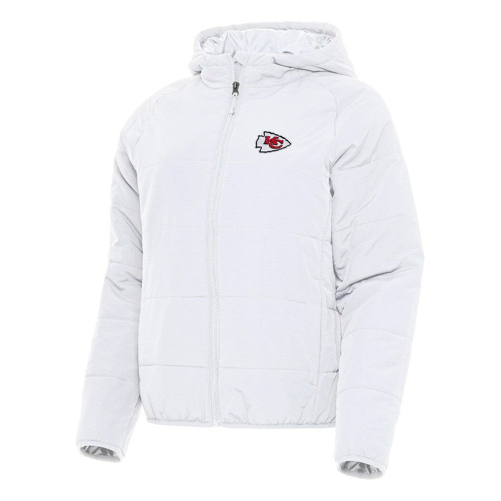Kansas City Chiefs Antigua Women's Universe Full-Zip Hoodie Jacket - White cheap
