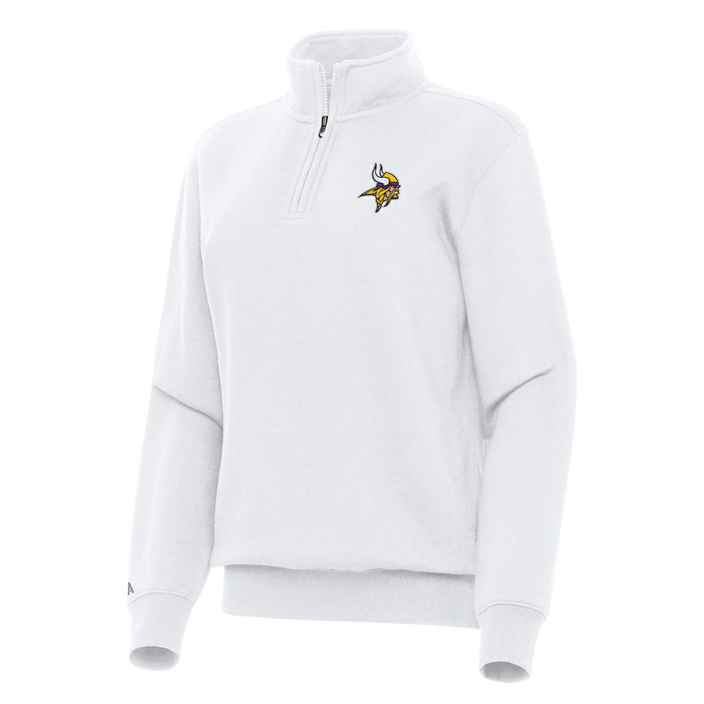 Minnesota Vikings Antigua Women's Victory Quarter-Zip Top - White online