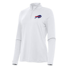 Buffalo Bills Antigua Women's Reprocess Quarter-Zip Top - White outlet