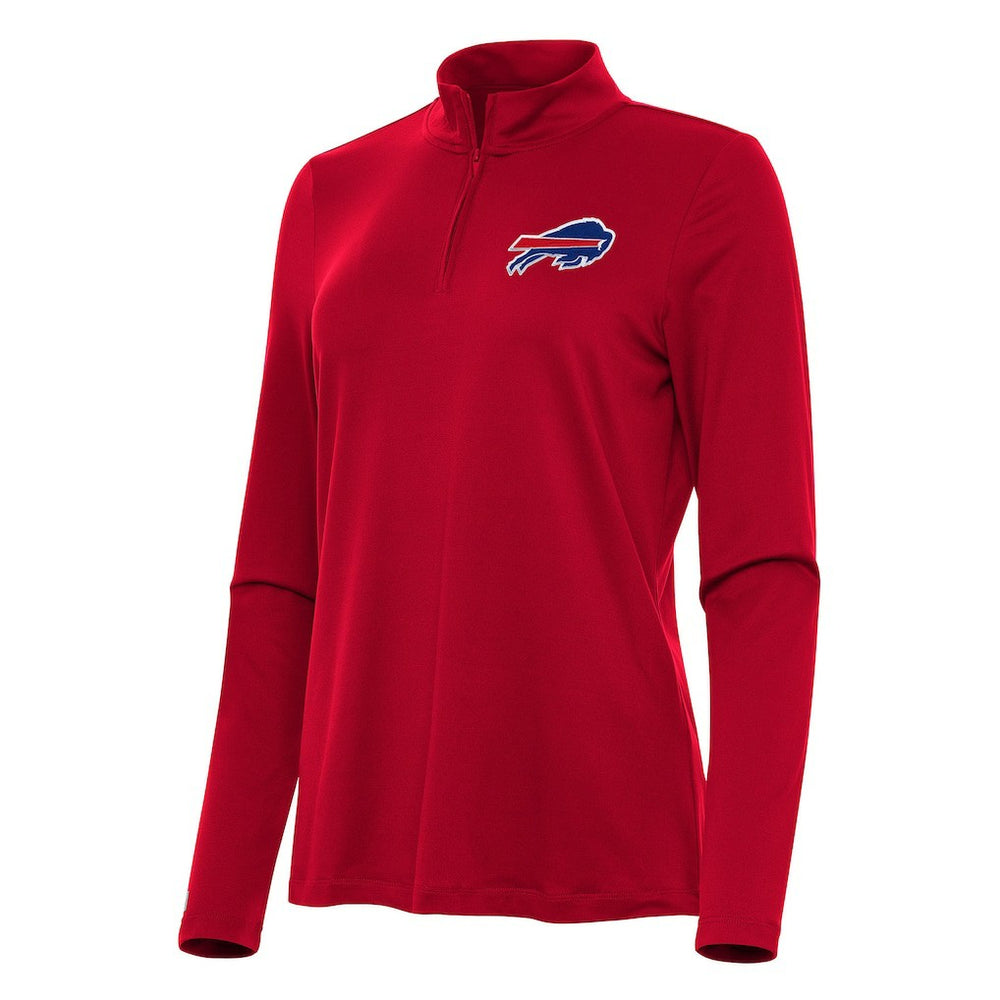 Buffalo Bills Antigua Women's Reprocess Quarter-Zip Top - Red sale