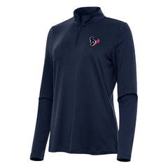Houston Texans Antigua Women's Reprocess Quarter-Zip Top - Navy sale