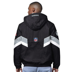 Las Vegas Raiders OVO x Starter Sideline Full-Snap Puffer Jacket - Black for sale