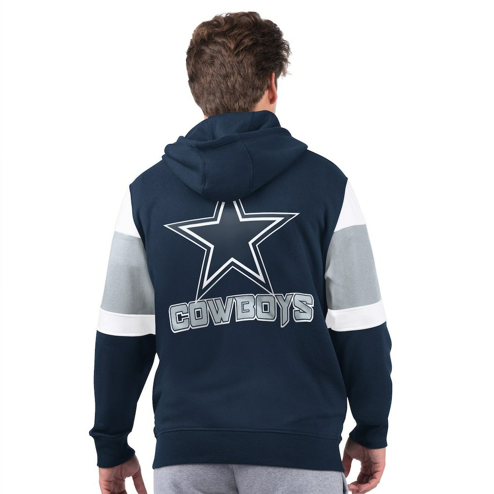 Dallas Cowboys G-III Sports by Carl Banks Extreme Full-Zip Hoodie - Navy on sale