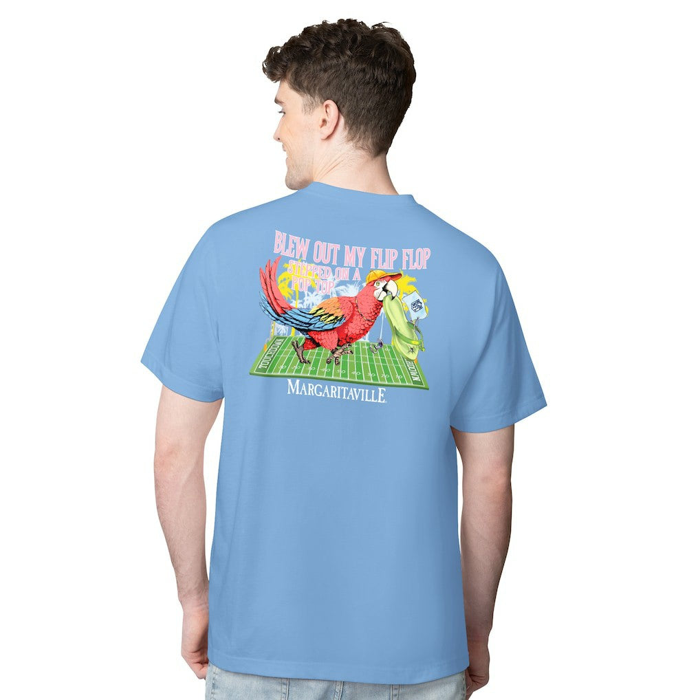 Dallas Cowboys Margaritaville Flip Flop T-Shirt - Light Blue online