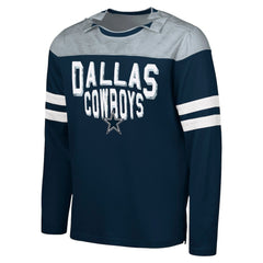 Dallas Cowboys G-III Sports by Carl Banks Adaptive Hail Mary Long Sleeve T-Shirt - Navy/Silver sale