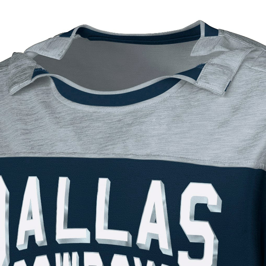 Dallas Cowboys G-III Sports by Carl Banks Adaptive Hail Mary Long Sleeve T-Shirt - Navy/Silver sale