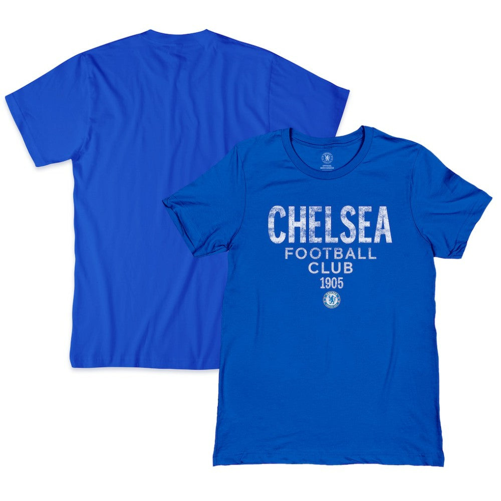Chelsea 1863FC Tapered Text T-Shirt - Blue cheap